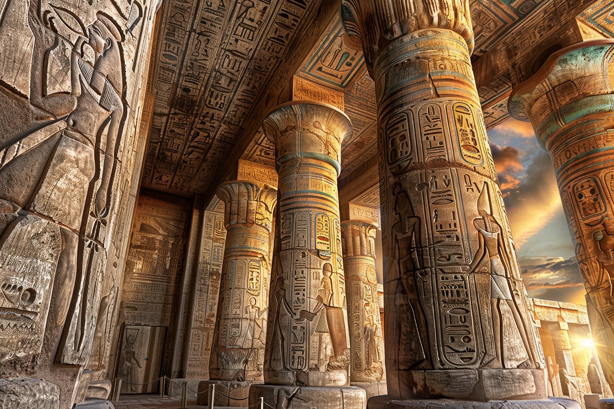 egyptian-wall-with-hieroglyphs